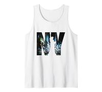 New York City Times Square Skyline Novelty Graphic Designs Camiseta sin Mangas