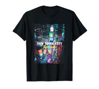 New York City Times Square Skyline Tee Shirts, New York City Camiseta