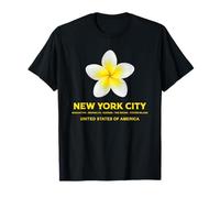 New York City Tropical Flower - Cute NYC Frangipani Flower Camiseta