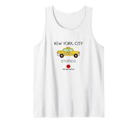 New York City Wonderful Stories The with Famous Yellow Taxi Camiseta sin Mangas