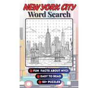 New York City Word Search Puzzle Book: Word Searches for Adults and Teens with Puzzles Featuring NYC Neighborhoods, History, Foods, and Culture | A ... Road Trips, Birthdays, and Relaxation