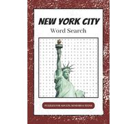 New York City Word Search Puzzle Book: Word Searches with Easy to Read Print about New York City Streets, Buildings, History, and More | 6x9 inches, ... Gift for Vacations, Holidays and Free Times