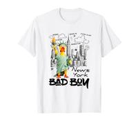 New York City Yellow Rubbe Duck Toy with Statue of Liberty Camiseta