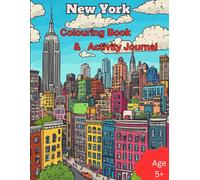 New York Colouring Book and Activity Journal