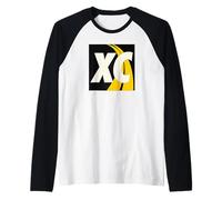 New York Cross Country Art, diseño Vintage de XC Runner Camiseta Manga Raglan