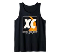 New York Cross Country Art, diseño Vintage de XC Runner Camiseta sin Mangas