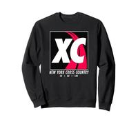 New York Cross Country Art, diseño Vintage de XC Runner Sudadera