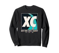 New York Cross Country Art, diseño Vintage de XC Runner Sudadera