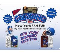 New York Fan Fun: My First Football Coloring Book: A Cute Sports Activity Book for Kids Ages 4-8 (New York Blue Edition)