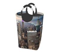New York Fashion City Print - Bolsa plegable para ropa sucia, para viajes, gimnasio, camping, senderismo, escapadas de fin de semana