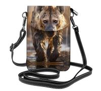 New York Giraffe Street. Esta bolsa cruzada ligera y unisex con solapa libera tus manos y es adecuada para viajes, vacaciones y uso diario., Hiena solitaria, Talla única