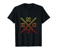 New York Hard-Core NYHC USA Straight-Edge Música Punk Rock Camiseta