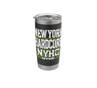 New York HARDCORE NYHC USA Straight Edge Music Movimiento Vaso térmico de acero inoxidable de doble pared
