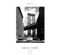 New York Kalender schwarz-weiss 2026 59x42cm Grosses Format - Eleganter Schwarz-Weiß-Print mit beeindruckenden New York City Motiven