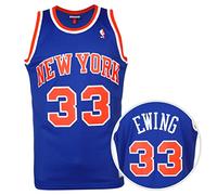 New York Knicks Patrick Ewing 1991 Road Swingman Jersey, Azul, Large