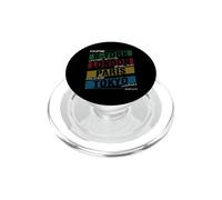 New York London Paris Tokyo City Names Graphic PopSockets PopGrip para MagSafe