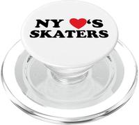 New York Loves Skaters Skateboard Design PopSockets PopGrip para MagSafe