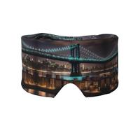 New York Manhattan Bridge - Orejeras para dormir con estampado nocturno para adultos y niños, cómodas y cómodas para dormir