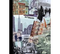 New York New York Notebook vintage 1940s: 110-page notebook lined paper with a nostalgic look