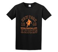 New York Nicks Retro Team Colors O-Neck 100% Cotton Short Sleeve Unisex T-Shirt XL