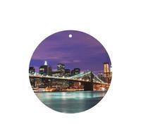 New York Night Printing - Ambientadores de coche para hojas colgantes perfumadas para baño, 10 unidades, con cuerda