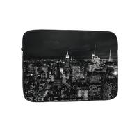 New York Night Sky - Bolsa para computadora de 10 pulgadas, bolsa de almacenamiento portátil para computadora, adecuada para viajes de negocios y viajes