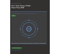 New York Notary Public Exam Prep 2026: Complete Study Guide with Practice Questions and New York Law Review (Meridian Certification Press Study Guides)