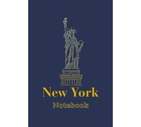 New York Notebook: Elegant Statue of Liberty Journal | 6x9, 120 Lined Pages | Travel Diary & College Ruled Writing Notebook