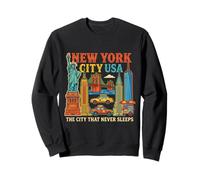 New York NYC USA Travel Souvenir City Landmark Turist Gift Sudadera