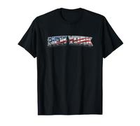 New York Patriotic USA Flag Pride Design Camiseta