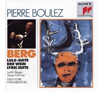 New York Philharmon Berg: Lulu Suite; Der Wein; Lyric Sui (CD) (Importación USA)