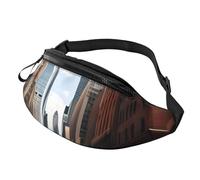 New York Print - Riñonera unisex para gafas de sol, carteras, pasaportes, llaves