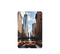 New York Printing - Juego de 10 hojas colgantes perfumadas para coche, con cuerda, para el hogar