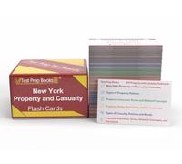 New York Property and Casualty Insurance Exam Study Cards: NY Property and Casualty Prep and Practice [Full Color Cards]