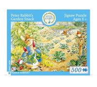 New York Puzzle Company - Beatrix Potter Peter Rabbit's Garden Snack - Rompecabezas de 500 piezas