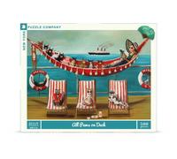 New York Puzzle Company - Janet Hill All Paws on Deck - 500 pezzi puzzle per le serate di gioco di famiglia di Janet Hill