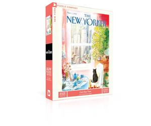 New York Puzzle Company New Yorker Cats Eye View 1000 Piece Jigsaw Puzzle