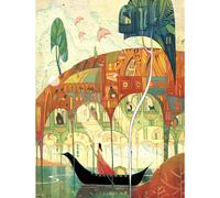 New York Puzzle Company - Victo Ngai Crossing Borders - Rompecabezas de 1000 piezas para noches de juegos familiares por Victo Ngai