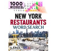 New York Restaurants Word Search: Large Print