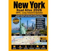 New York Road Map & Atlas 2026 (NYC, Long Island & Upstate): Highway and Travel Map Guide with Grid Index, Detailed City Streets, Counties, Scenic Routes (US Atlas Road Map (STATE MAP))