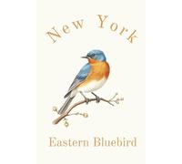 New York State Bird, Eastern Bluebird (Sialia sialis) Notebook, Journal for Men, Women, Young Adults, Teens, Kids, Gift for Bird Watchers, ... 120 White LIned Pages, 6"x9", Eco-Friendly