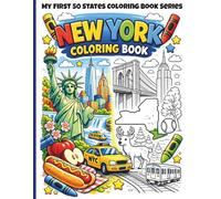 New York State Coloring book: Fun and Educational Coloring Pages About the State of New York