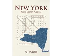 New York State Word Search Puzzle Book: 70+ Fun, Brain-Boosting Puzzles Celebrating the Empire State