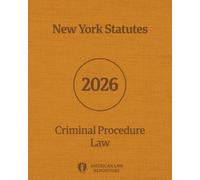 New York Statutes - Criminal Procedure Law 2026