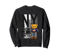 New York Teddy Bear Street Art Design - NY City Urban Bear Sudadera