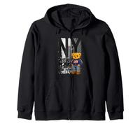 New York Teddy Bear Street Art Design - NY City Urban Bear Sudadera con Capucha