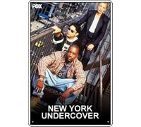 New York Undercover (1994) - Letrero de metal para decoración de pared, divertidos carteles de estaño, impresiones para el hogar, habitación, cocina, bar, oficina, etc. 8 x 12 pulgadas