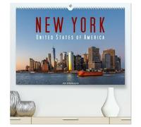 New York - United States of America (hochwertiger Premium Wandkalender 2026 DIN A2 quer), Kunstdruck in Hochglanz: 12 New Yorker Highlights in brillanten Bildern