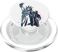 New York USA Retro Video Gamer Graphic Design PopSockets PopGrip para MagSafe