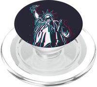 New York USA Retro Video Gamer Graphic Design PopSockets PopGrip para MagSafe
